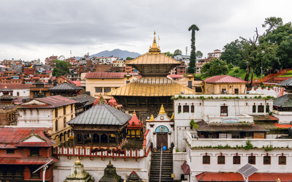 Pashupatinath Temple, Kathmandu Nepal near Boudhanath