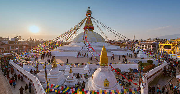 Boudhanath stupa Kathmandu ,Nepal